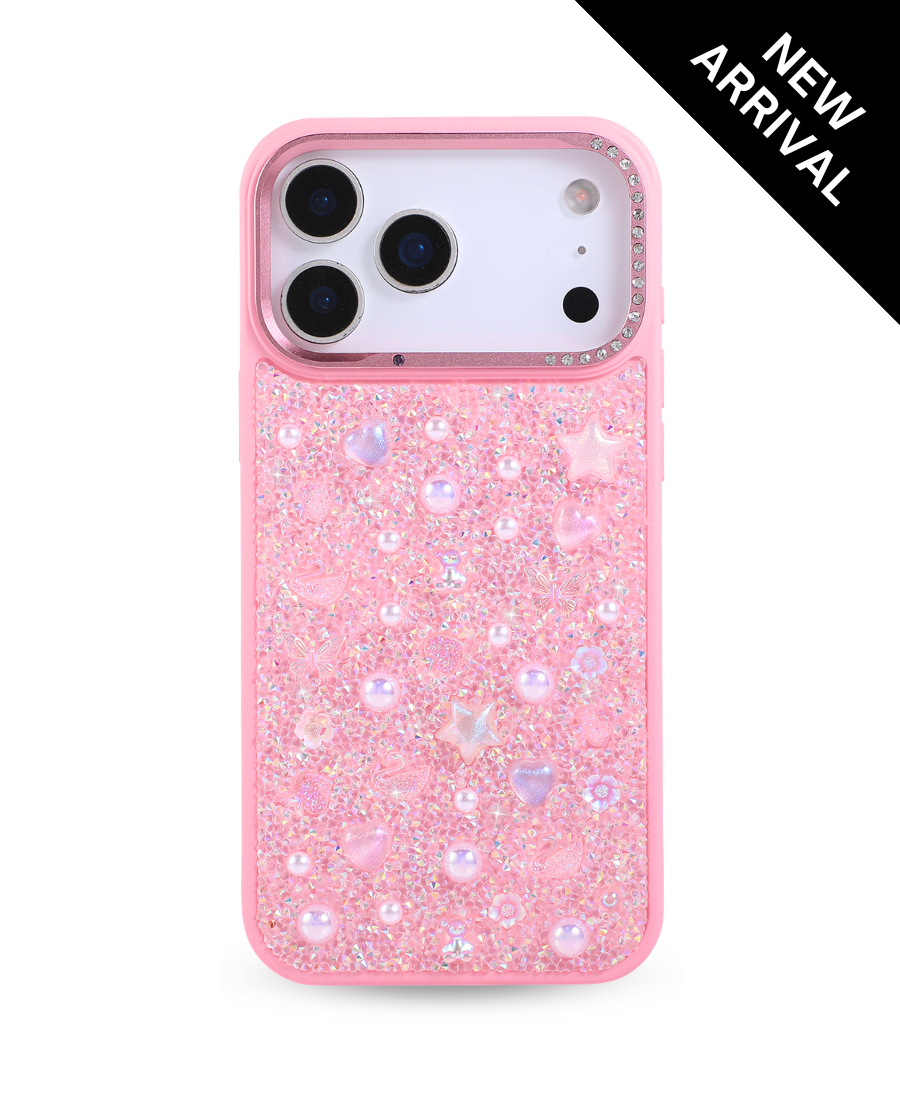 Pink Crystal Fantasy Phone Case luxylemon Pink Crystal Fantasy Phone Case luxylemon