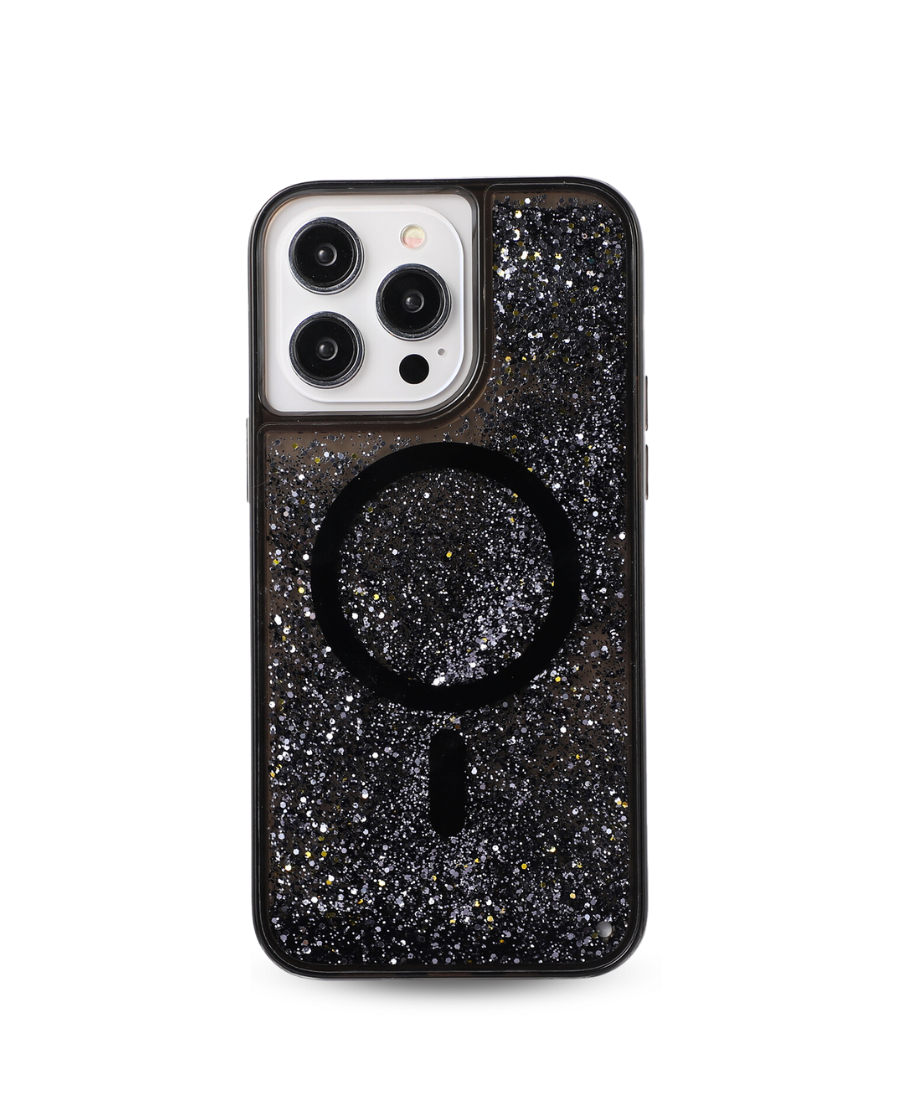 Sparkle Case with MagSafe for iPhone 13 Pro Max - Clear, Silver