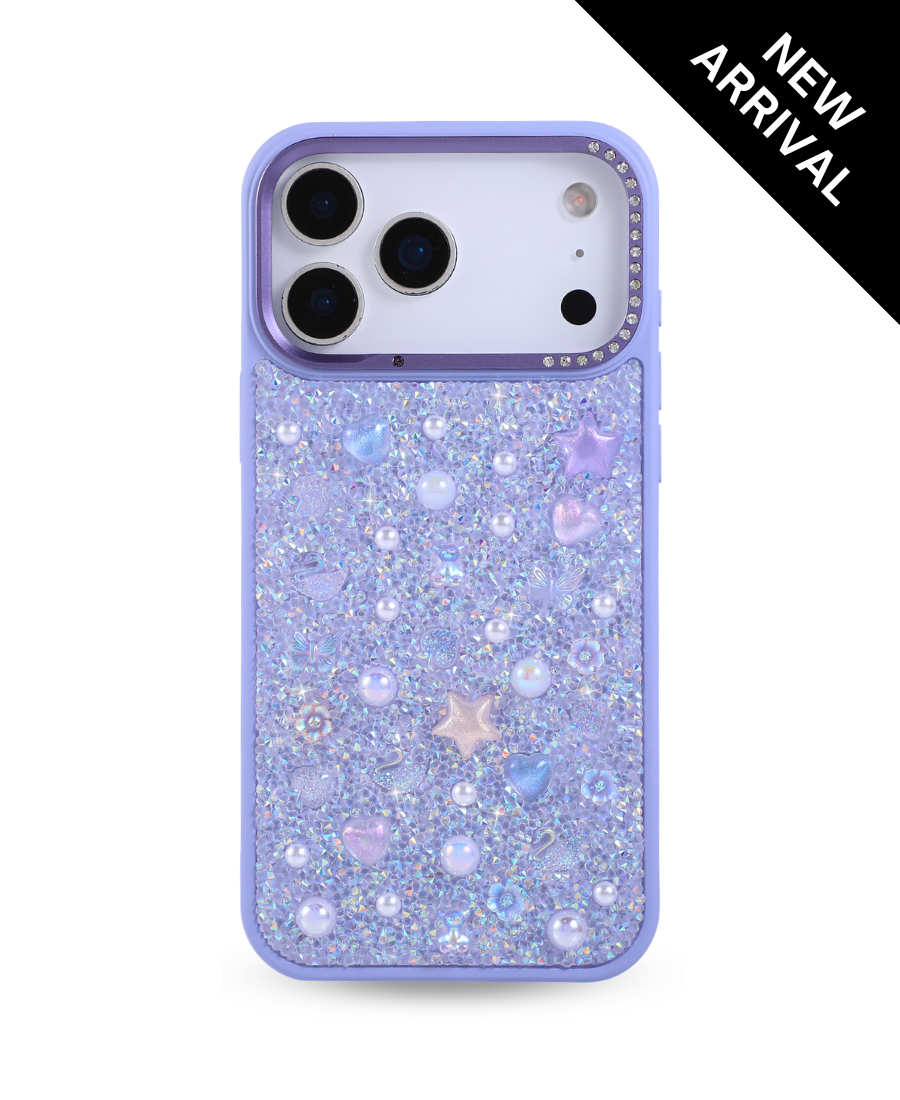 Purple Crystal Fantasy Phone Case luxylemon Purple Crystal Fantasy Phone Case luxylemon