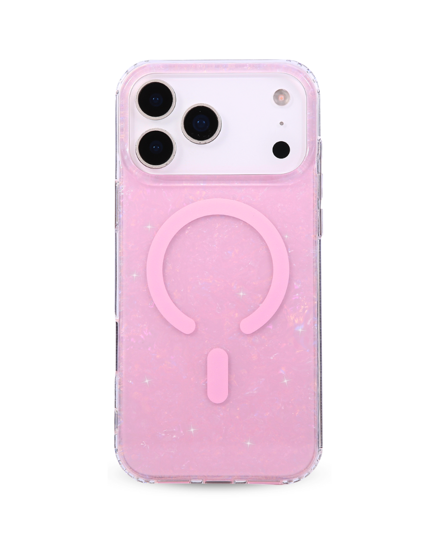 Pink Mother of Pearl MagSafe Phone Case – luxylemon Pink Mother of Pearl MagSafe Phone Case – luxylemon