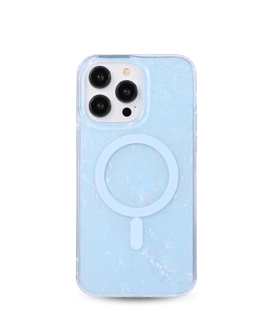 Blue Mother of Pearl MagSafe Phone Case