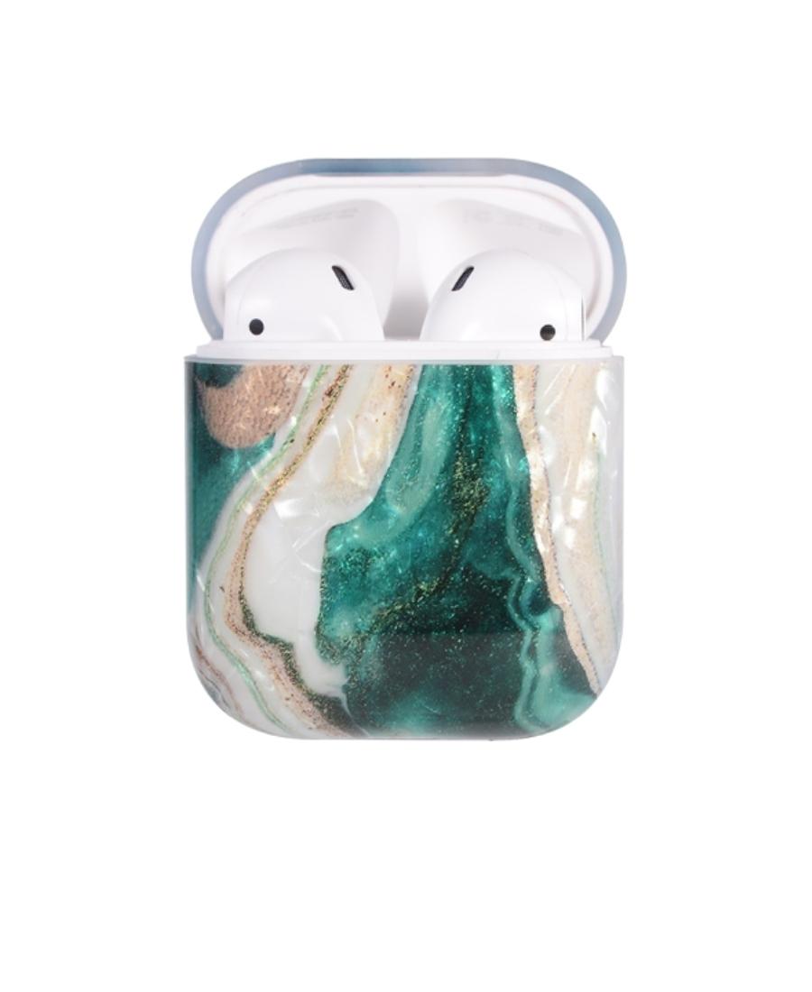 Emerald Green Marble AirPod Holder