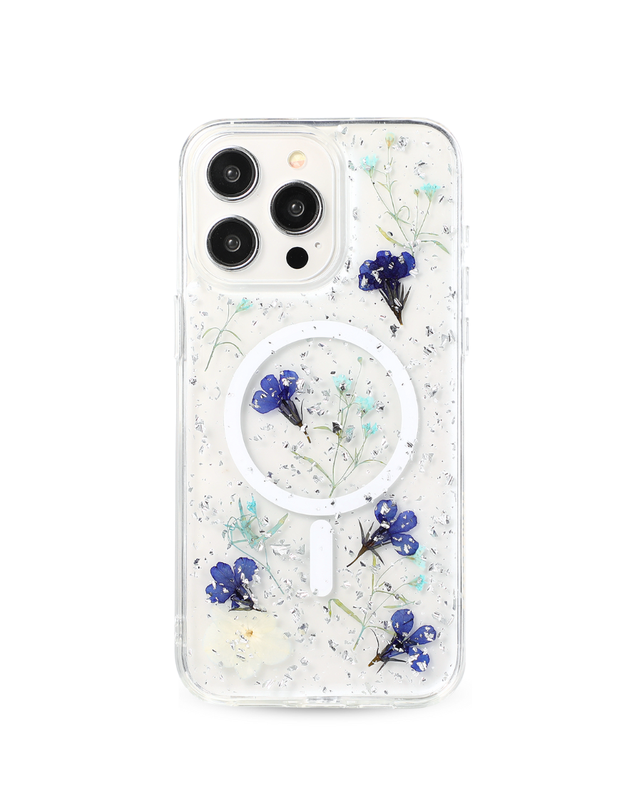 Baby Blues Floral MagSafe Phone Case