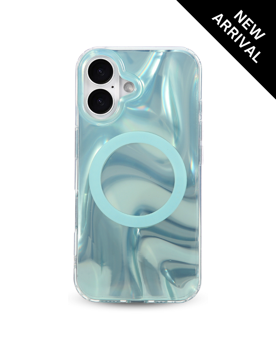 Aqua Cosmic MagSafe Phone Case