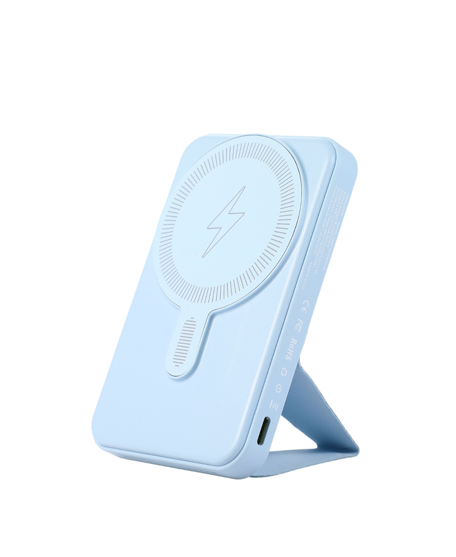 Blue MagSafe Battery Booster Stand