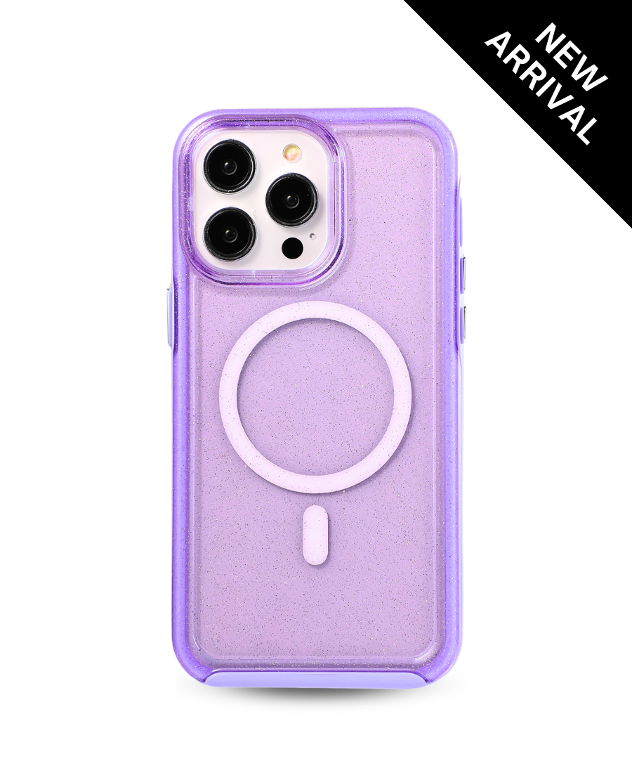 Purple Neon MagSafe Phone Case
