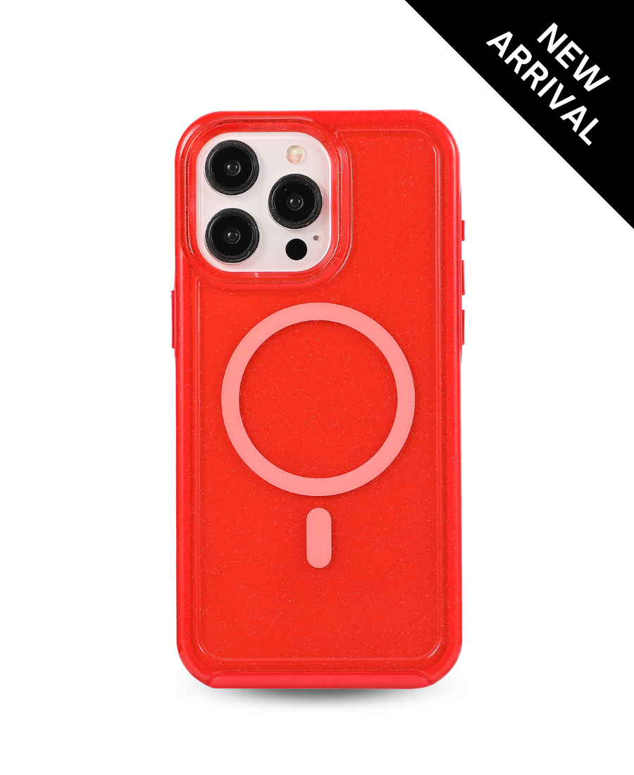 Red Neon MagSafe Phone Case