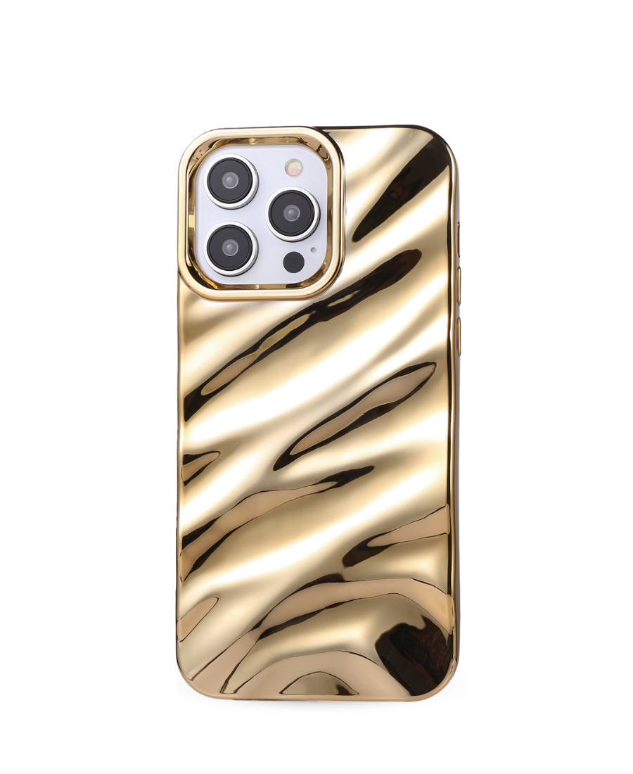 Gold Ripple Phone Case