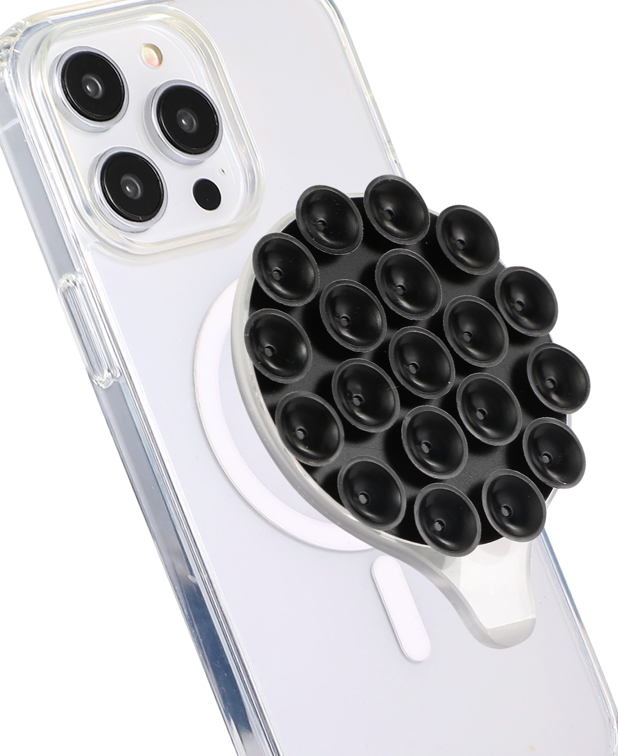 Black Sticky MagSafe Suction Phone Mount