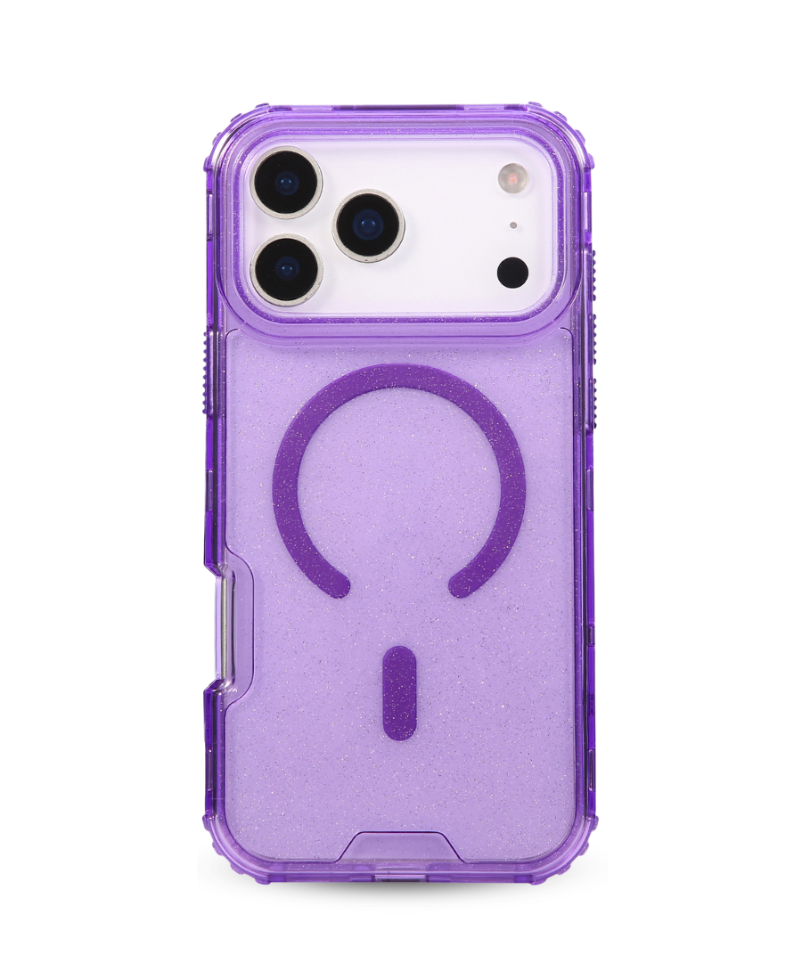 Purple Neon MagSafe Phone Case