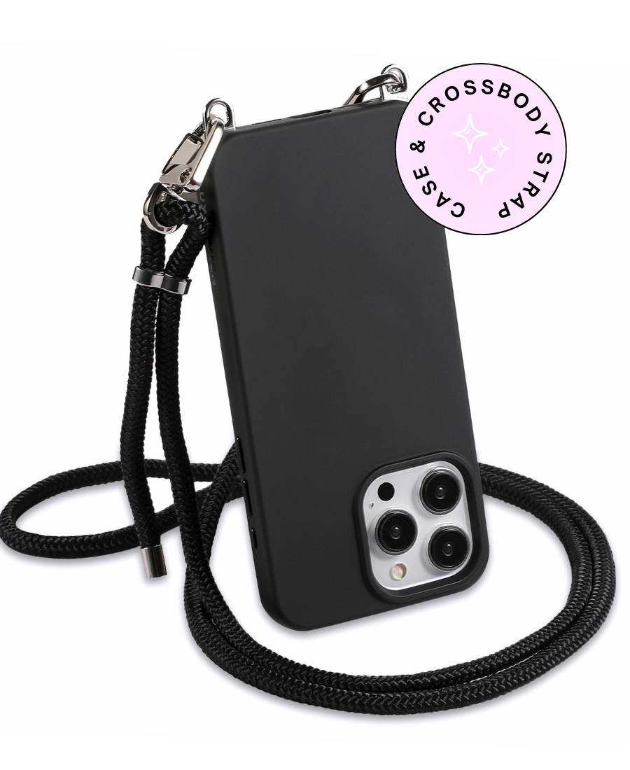 Black MagSafe Crossbody Case Set