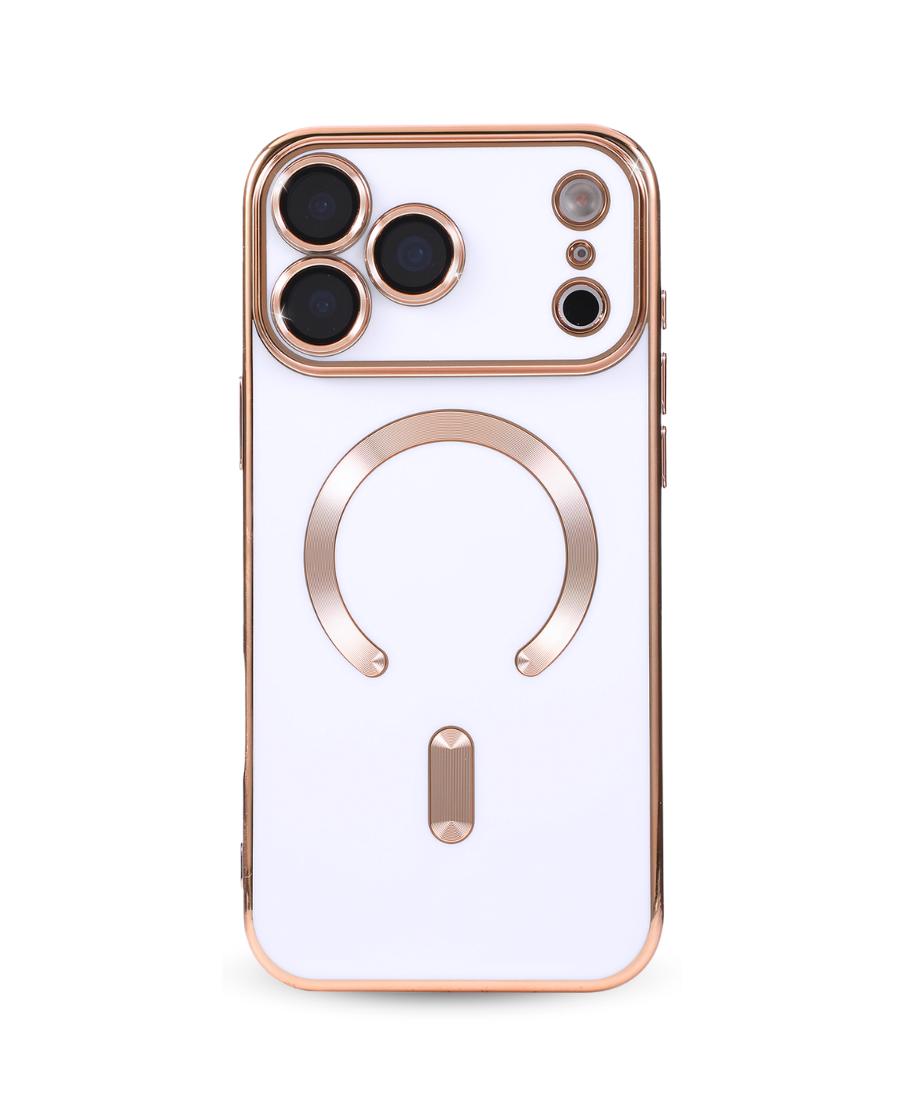 White Luxe MagSafe Phone Case