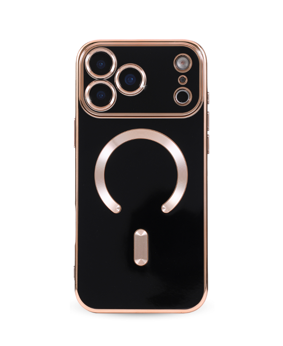 Black Luxe MagSafe Phone Case