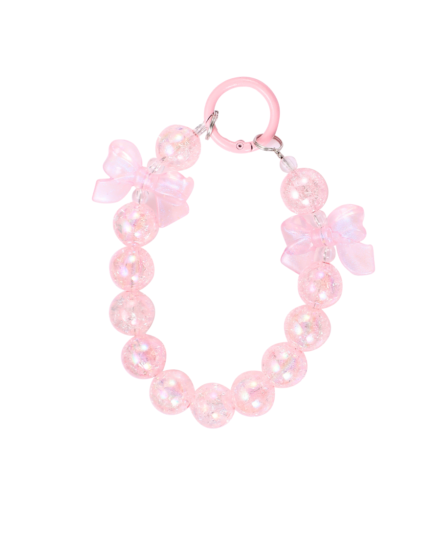 Pink Bow Phone Bracelet