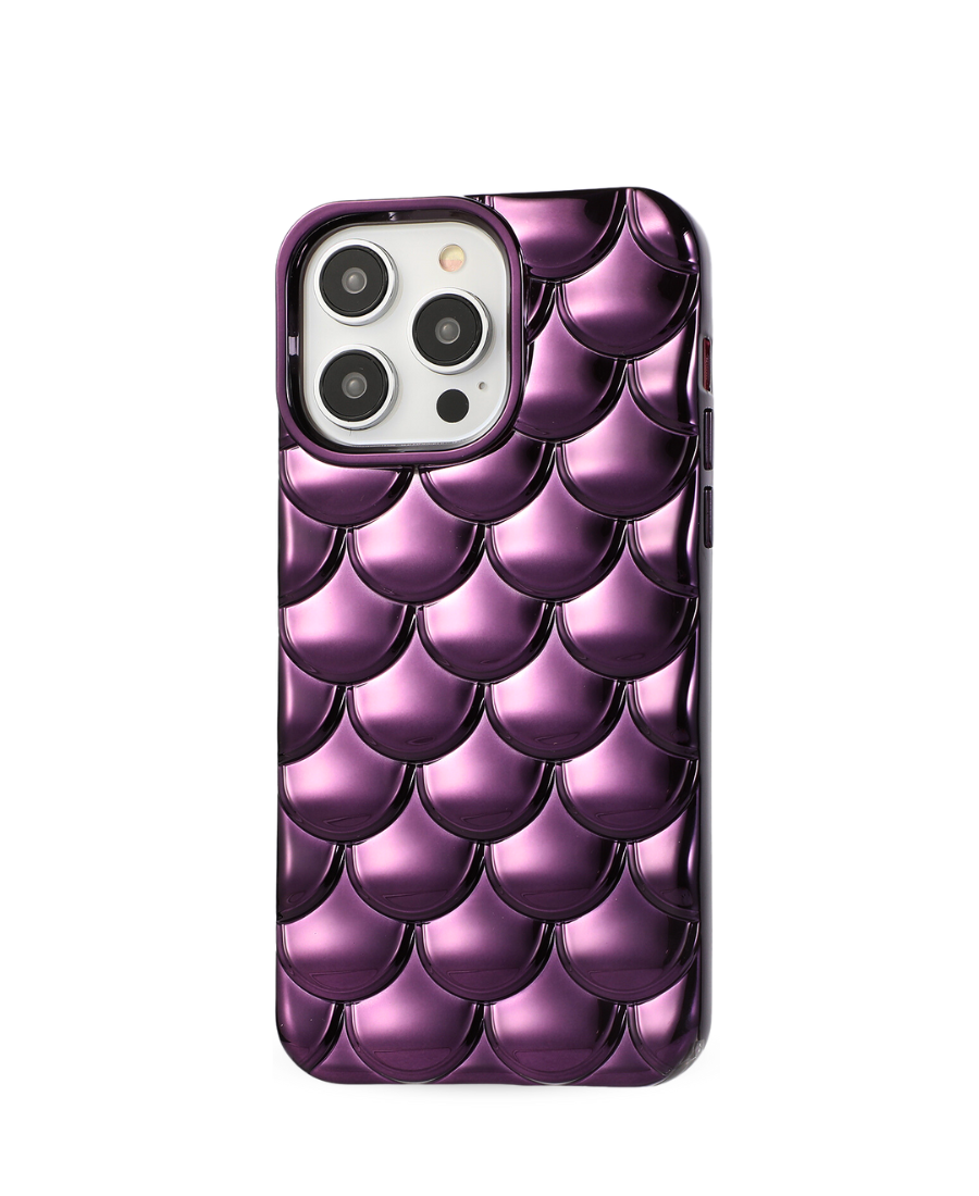 Purple Metallic Mermaid Phone Case