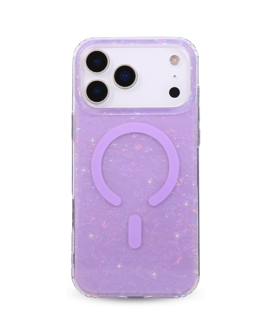 Purple Mother of Pearl MagSafe Phone Case
