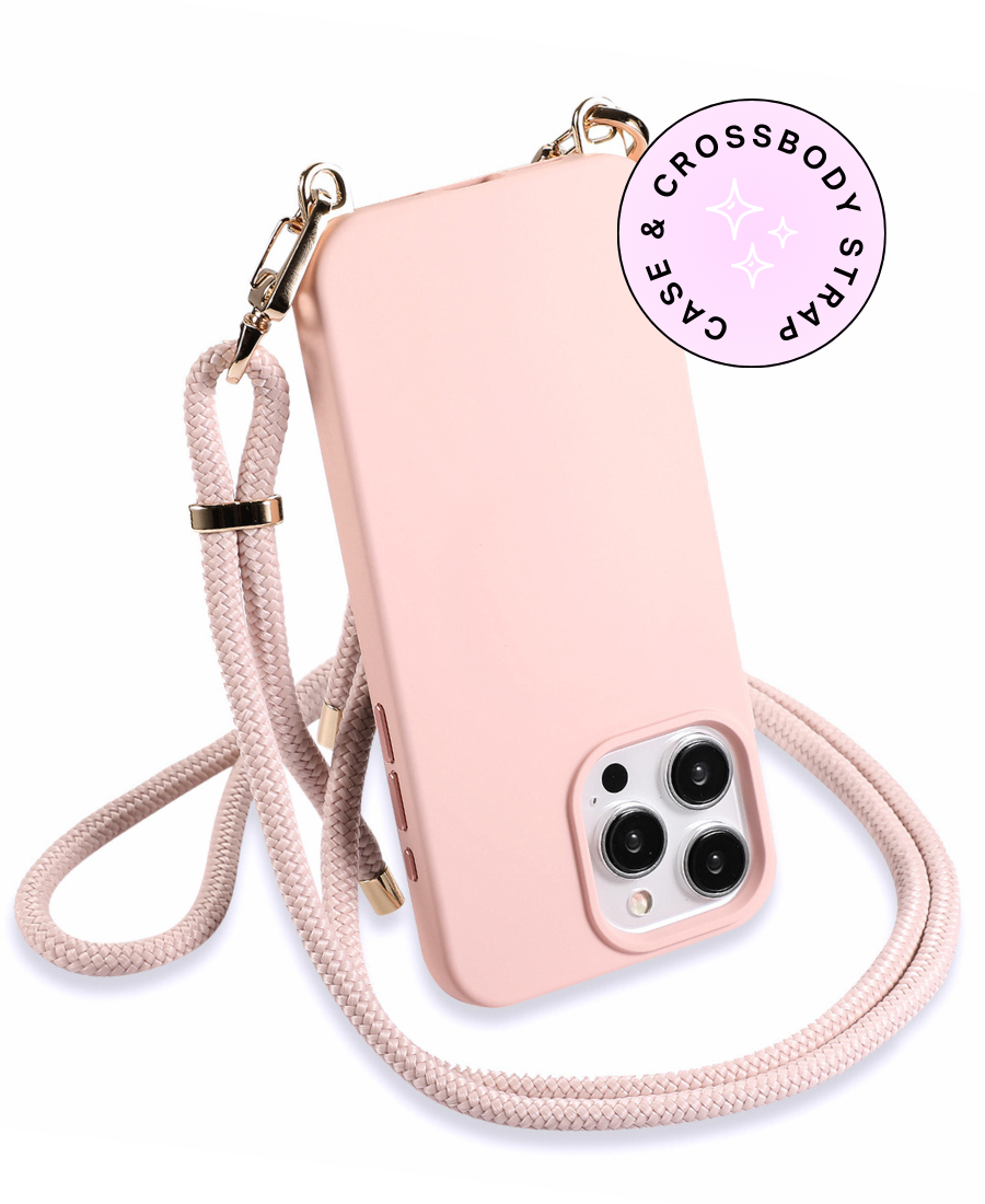Pink MagSafe Crossbody Case Set