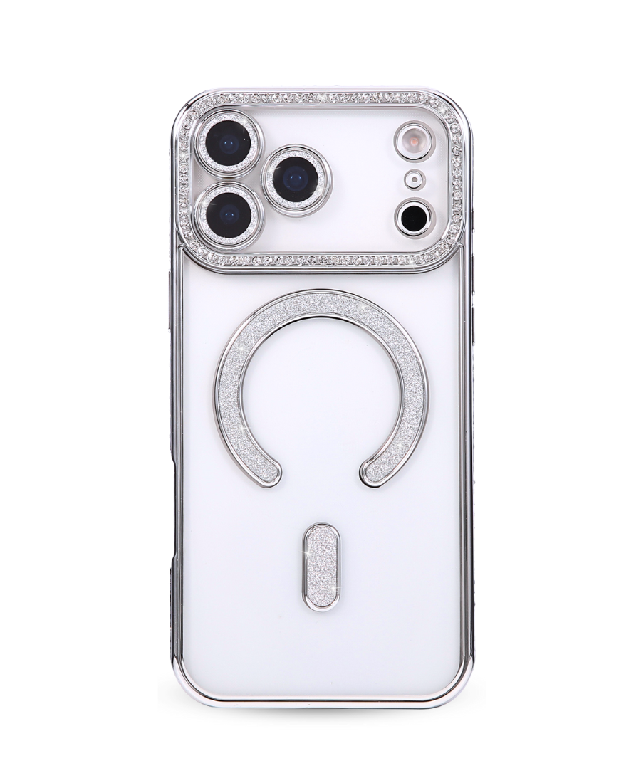Silver Glam MagSafe Phone Case