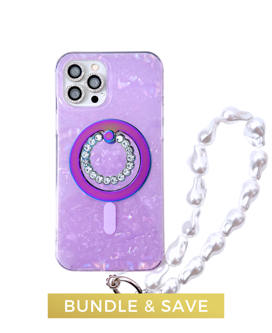 Mother of Pearl Set in Purple