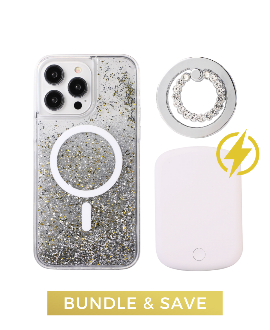 Ultimate Glitter MagSafe Set in White