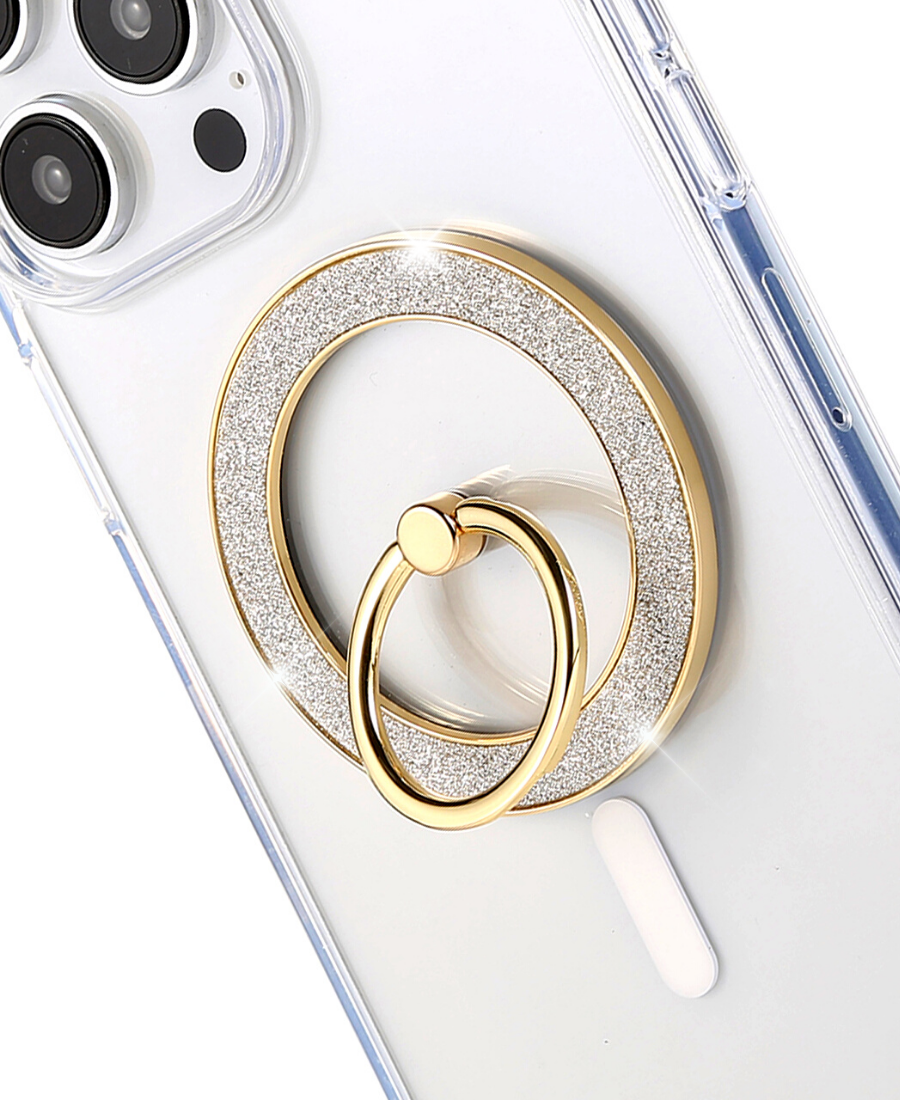 Gold Glam Sparkle MagSafe Ring Holder
