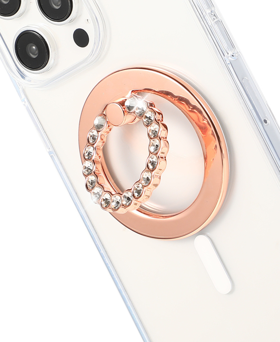 Rose Gold Diamond MagSafe Ring Holder
