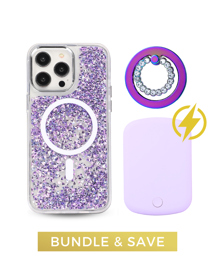 Prism Glitter MagSafe Set in Purple