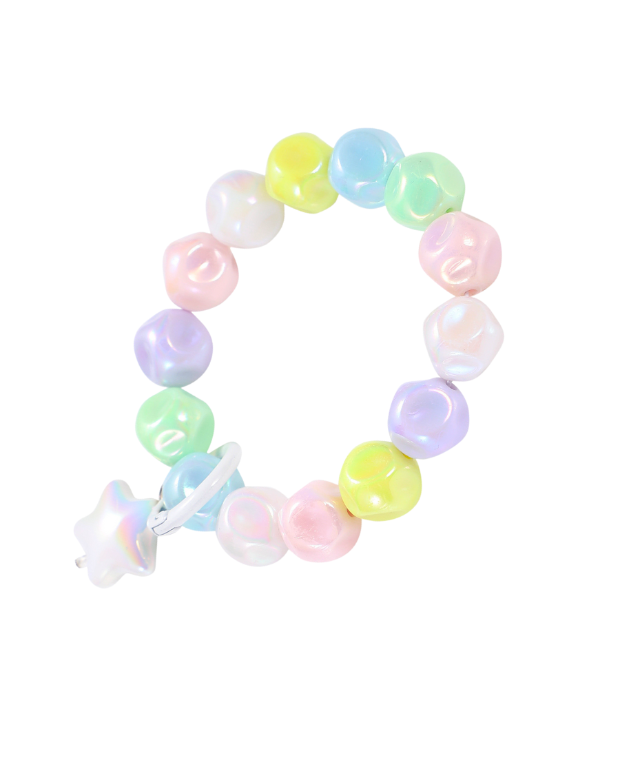 Rainbow Pearl Phone Bracelet