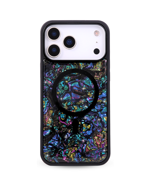 Black Abalone Shell MagSafe Phone Case – luxylemon Black Abalone Shell MagSafe Phone Case – luxylemon