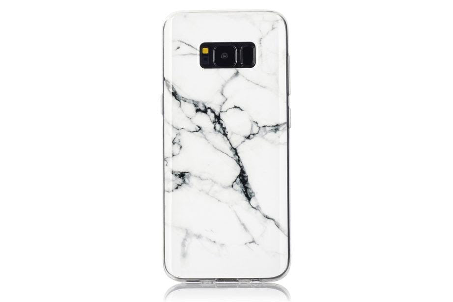 White Marble Samsung Phone Case
