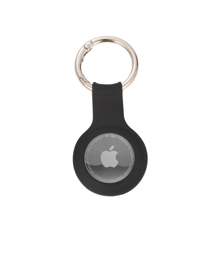 Black AirTag Keychain
