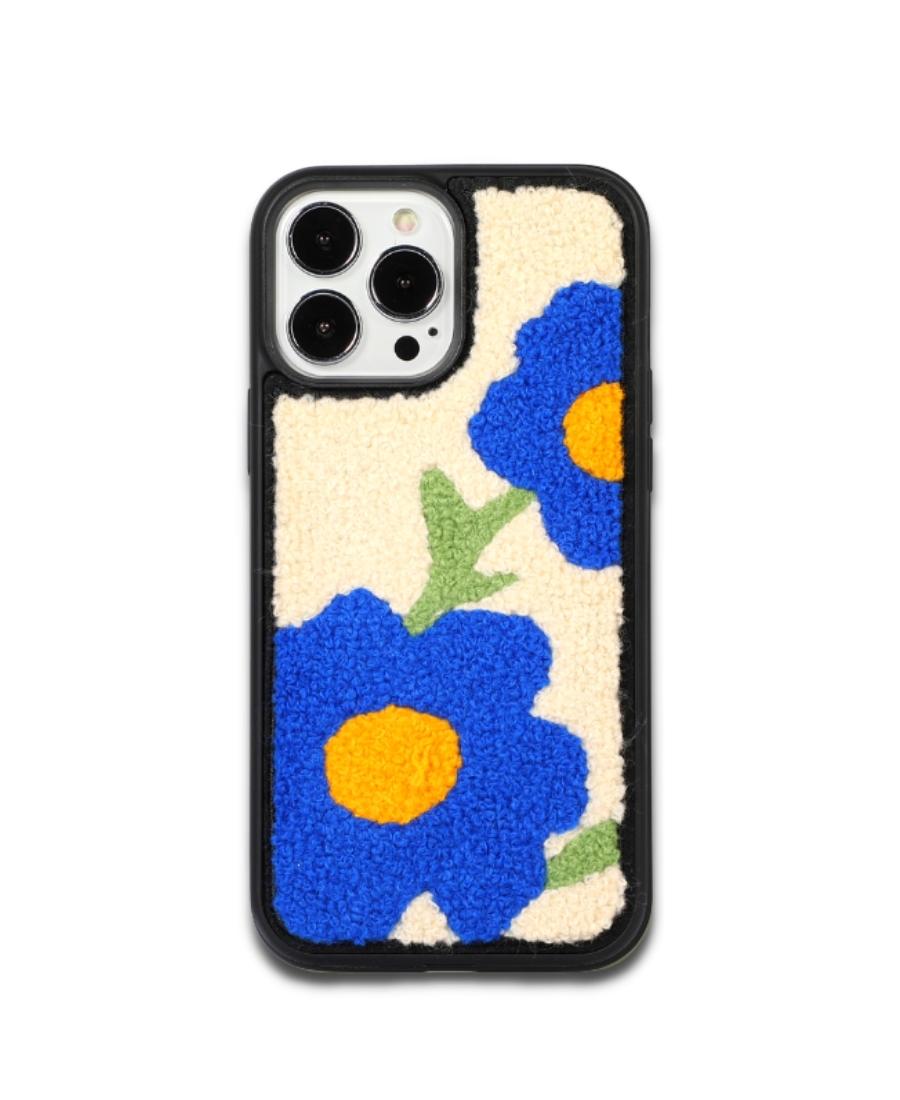 Floral Fuzzy Phone Case