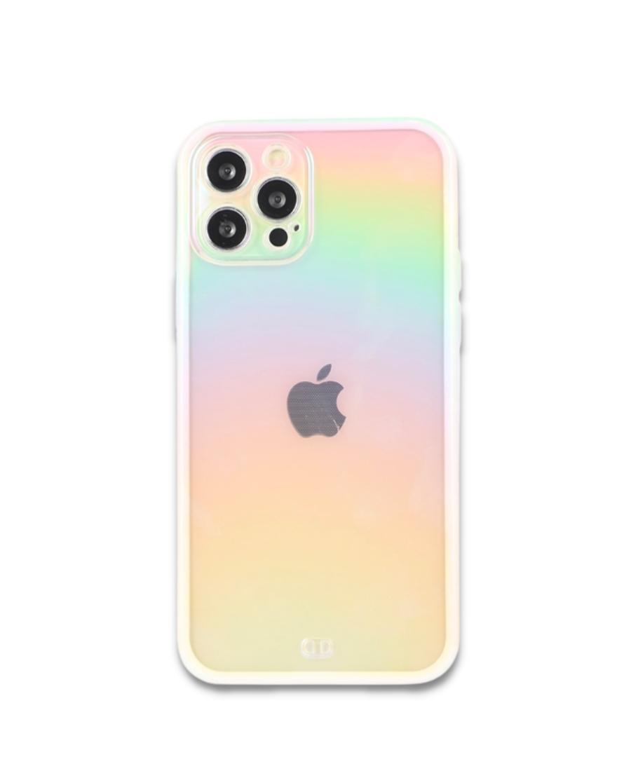 Ivory Holo Border Protector Phone Case