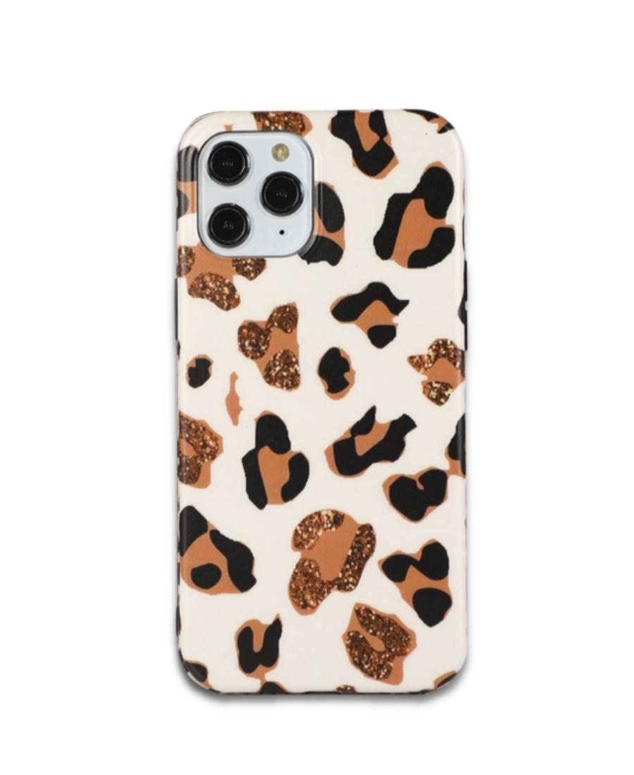 Leopard Glitter Phone Case