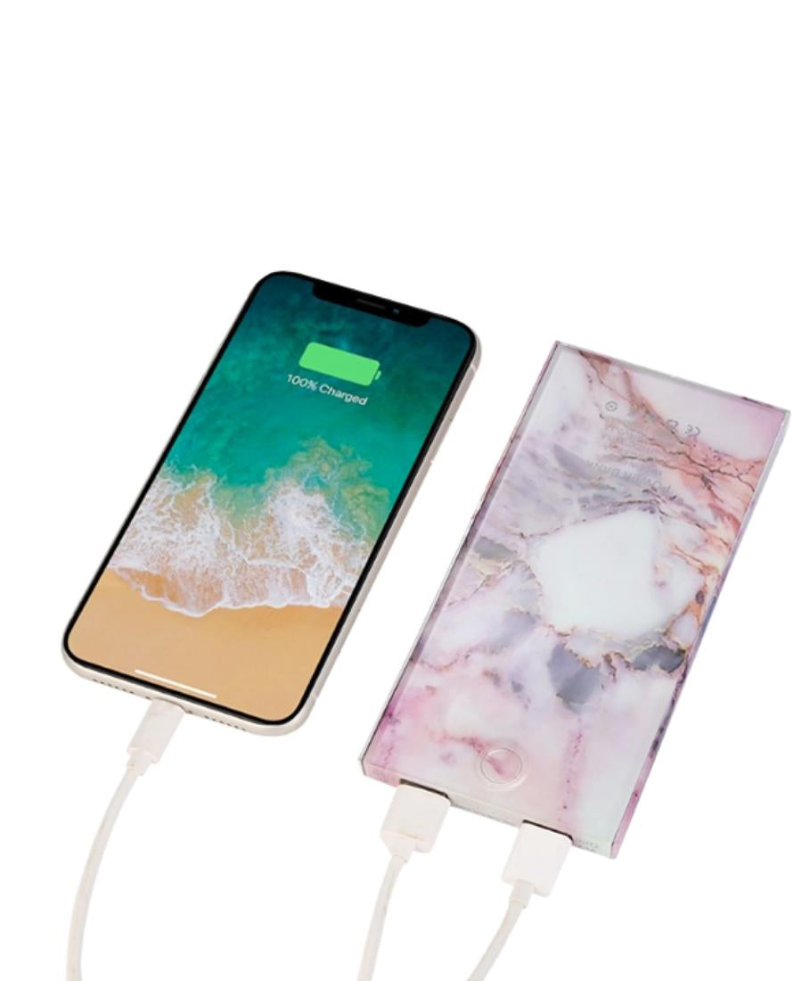 Pastel Canyon Marble Power Bank Charger