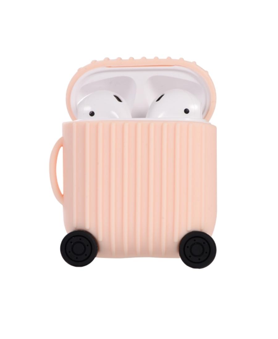 Pink Luggage AirPod Holder