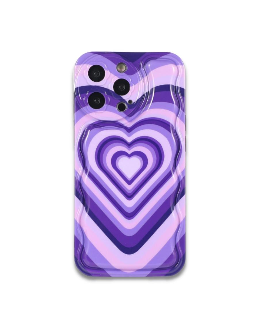 Purple Hearts Phone Case