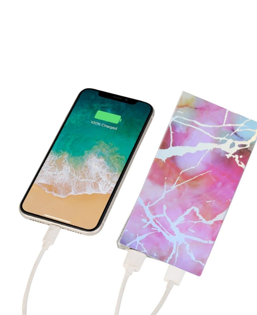 Rainbow Holo Power Bank Charger