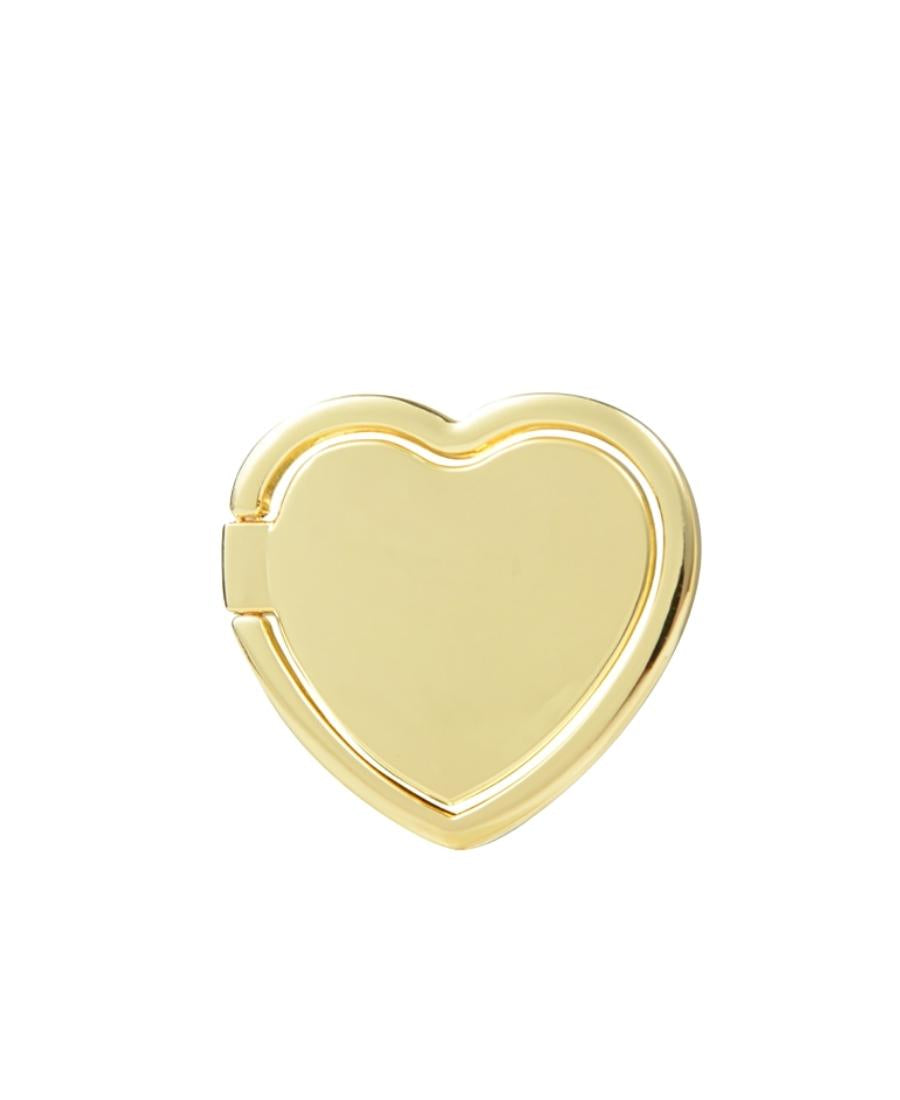 Shiny Gold Heart Ring Holder