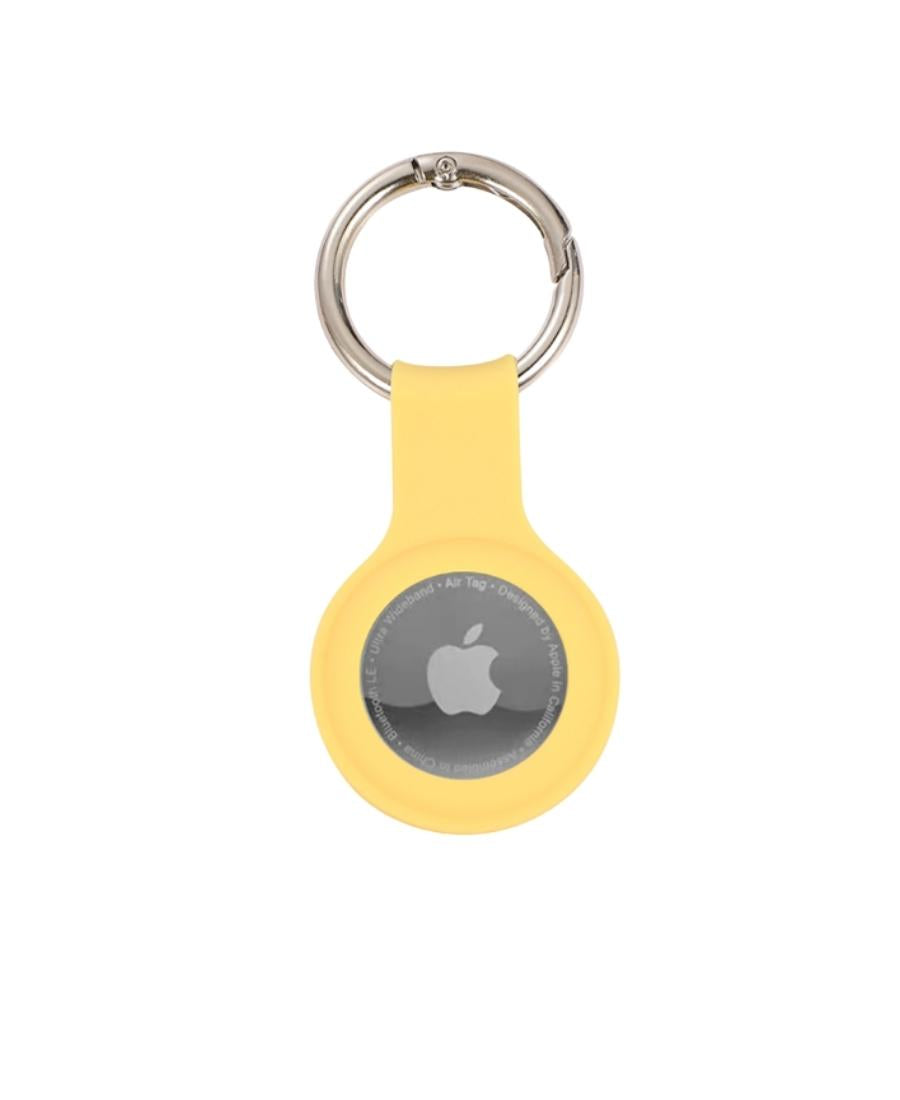 Yellow AirTag Keychain