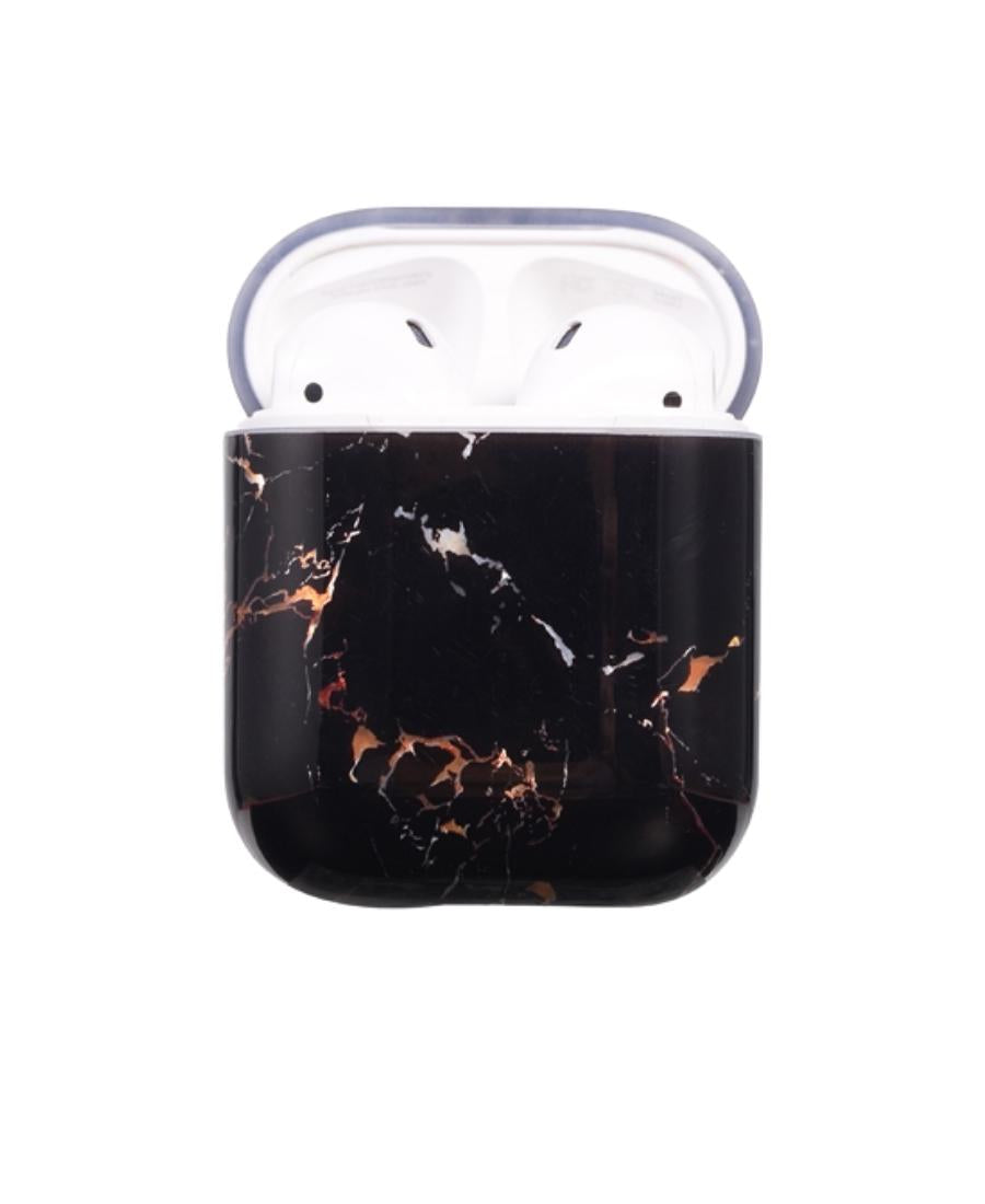 Black & Gold Marble AirPod Holder